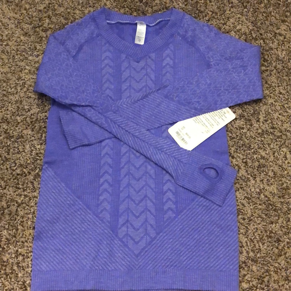 NWT Ivivva by Lululemon SZ 12 girls Glasier Air LS